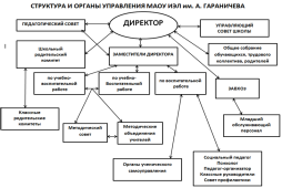 Структура и органы управления МАОУ ИЭЛ им. А. Гараничева